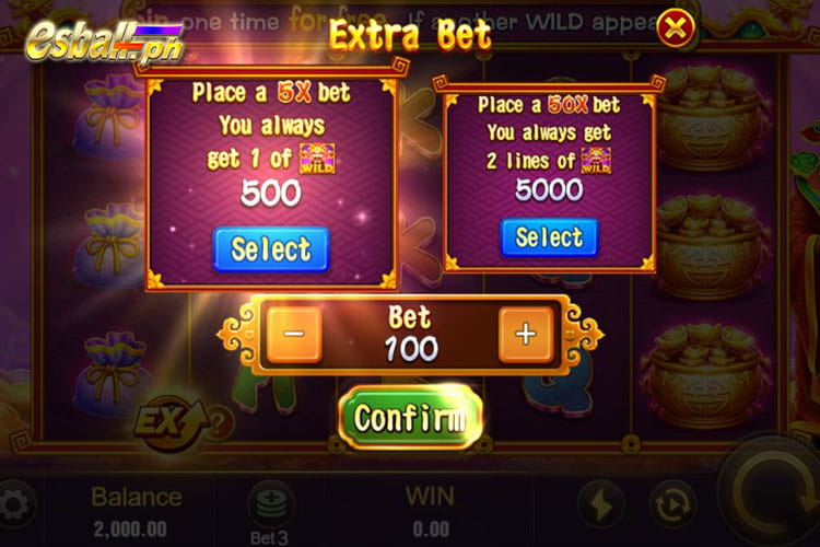 JILI Caishen Slot Game Special Feature: Extra Bet JILI Caishen Slot Game Special Feature: Extra Bet