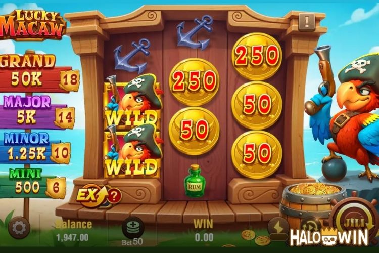 Lucky Macaw Hold and Win Lucky Macaw Hold and Win