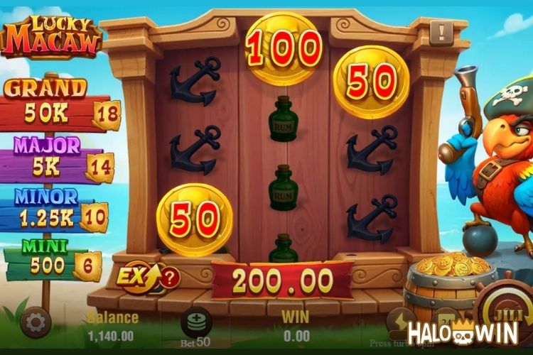 Lucky Macaw: Cash Collect Lucky Macaw: Cash Collect