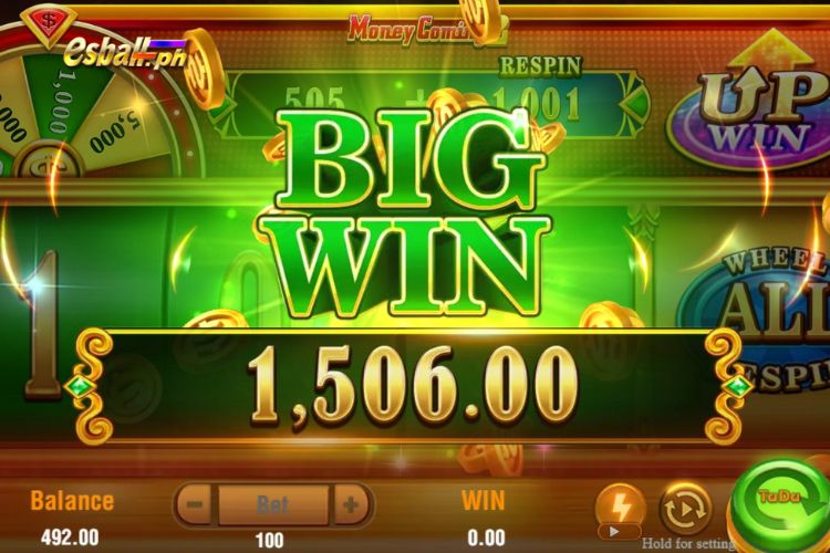 Big Wins ₱1,506 on Money Coming 2 Jili Slot!