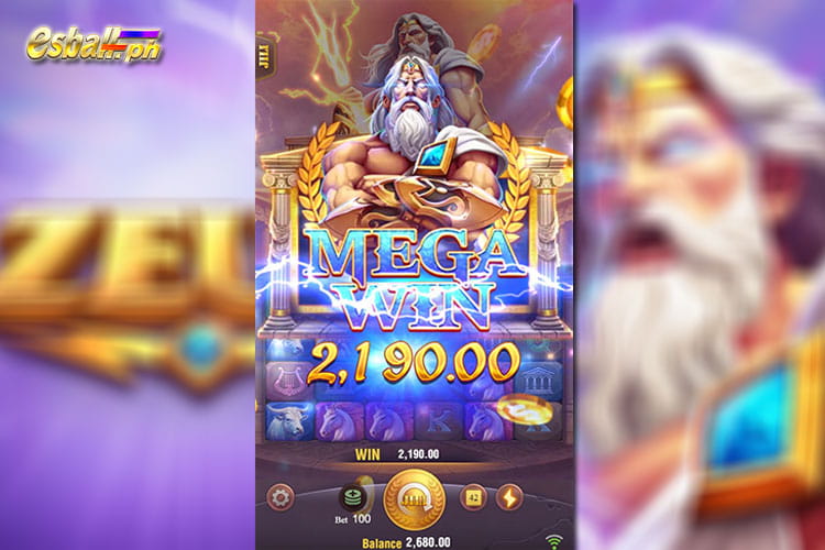 Bet 100 pesos and get 2,190 pesos in Jili Zeus Slot Mega Win! Bet 100 pesos and get 2,190 pesos in Jili Zeus Slot Mega Win!