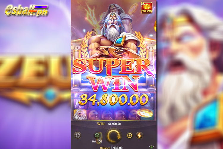 Bet 100 pesos and get 34,8000 pesos in Jili Zeus Slot Super Win! Bet 100 pesos and get 34,8000 pesos in Jili Zeus Slot Super Win!