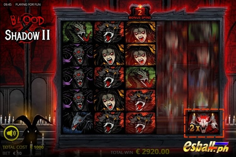 Blood & Shadow 2 Features: Sticky Symbol Blood & Shadow 2 Features: Sticky Symbol
