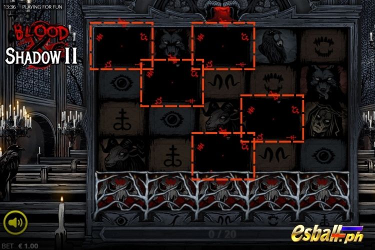 Blood & Shadow 2 Features: Cascading Reels Blood & Shadow 2 Features: Cascading Reels