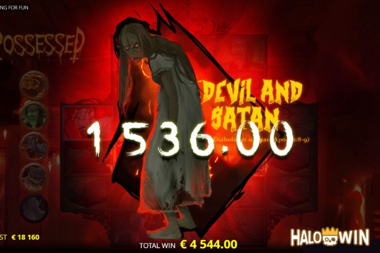Bet 88 pesos and win 1,536 pesos on Possessed slot Big Win. Bet 88 pesos and win 1,536 pesos on Possessed slot Big Win.