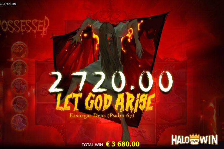 Bet 88 pesos and win 2,720 pesos on Possessed slot Big Win. Bet 88 pesos and win 2,720 pesos on Possessed slot Big Win.