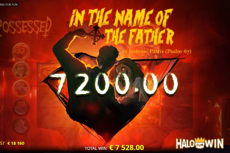 Bet 88 pesos and win 7,200 pesos on Possessed slot Big Win. Bet 88 pesos and win 7,200 pesos on Possessed slot Big Win.