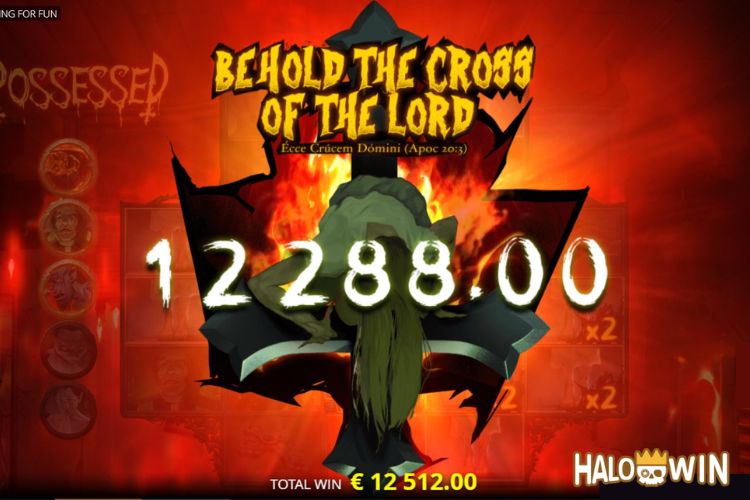 Bet 88 pesos and win 12,288 pesos on Possessed slot Big Win. Bet 88 pesos and win 12,288 pesos on Possessed slot Big Win.