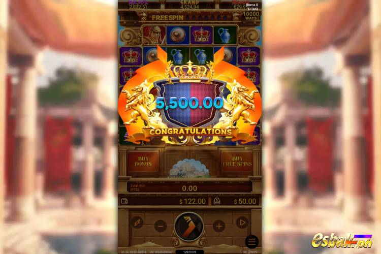 Nextspin Roma II Slot Game Big Win 5