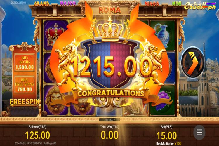 Bet 15 pesos and win 1,215 pesos on Nextspin Roma Slot Free Game. Bet 15 pesos and win 1,215 pesos on Nextspin Roma Slot Free Game.