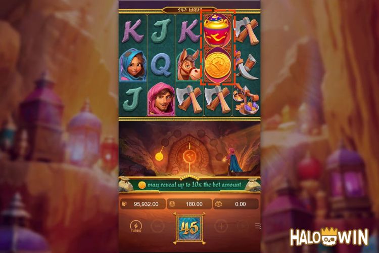Alibaba's Cave of Fortune Features: Cash Collect Alibaba's Cave of Fortune Features: Cash Collect