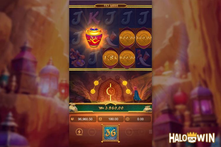 Alibaba's Cave of Fortune Features: Multiplier Alibaba's Cave of Fortune Features: Multiplier