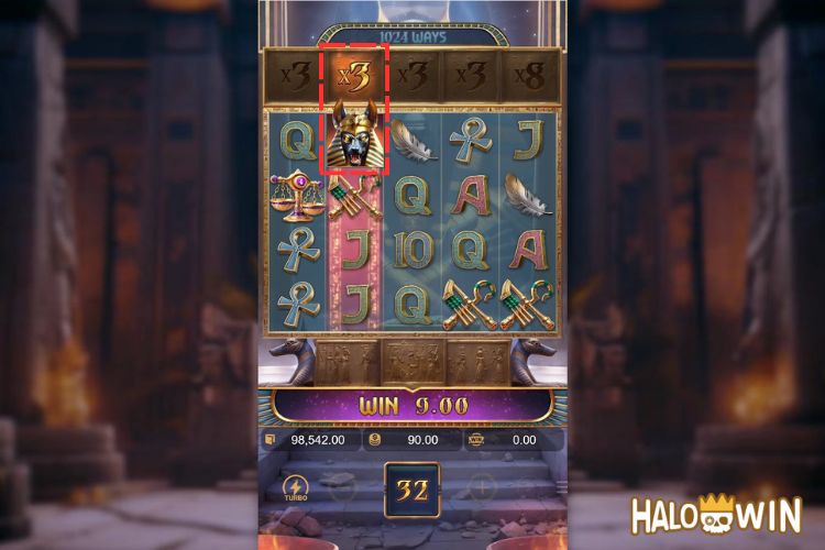 Anubis Wrath Features: Multiplier Anubis Wrath Features: Multiplier