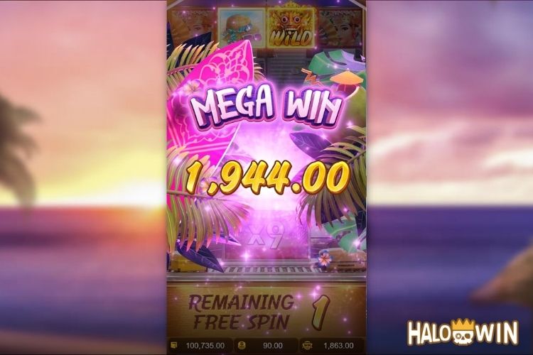 Bet 90 pesos and win 1,944 pesos on Bali Vacation Big Win. Bet 90 pesos and win 1,944 pesos on Bali Vacation Big Win.