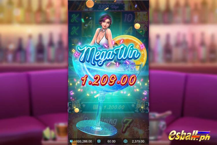 Bet 60 pesos and win 1209 pesos on PG Cocktail Nights Slot Big Win! Bet 60 pesos and win 1209 pesos on PG Cocktail Nights Slot Big Win!