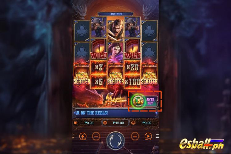Dragon's Treasure Quest Features: Extra Bet Dragon's Treasure Quest Features: Extra Bet