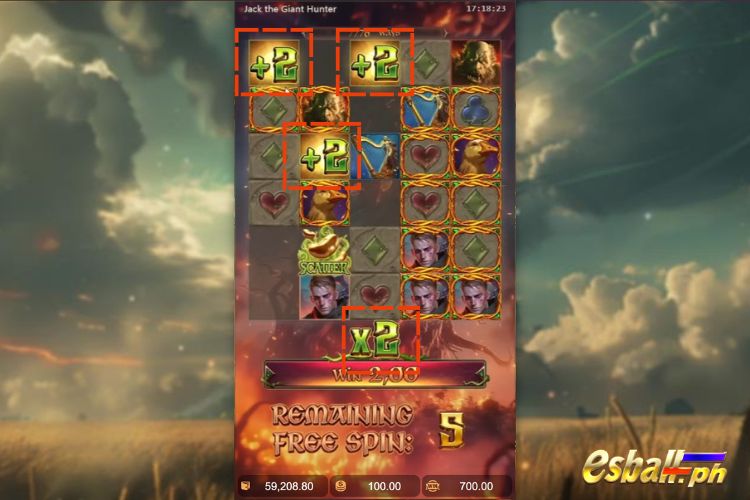 In Free Game, Jack The Giant Hunter: Multiplier In Free Game, Jack The Giant Hunter: Multiplier