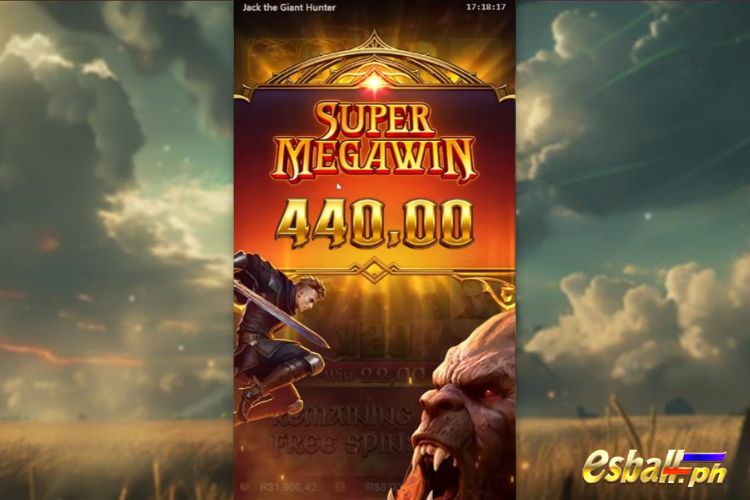 Bet 1 pesos and win 440 pesos on Jack The Giant Hunter Big Win. Bet 1 pesos and win 440 pesos on Jack The Giant Hunter Big Win.