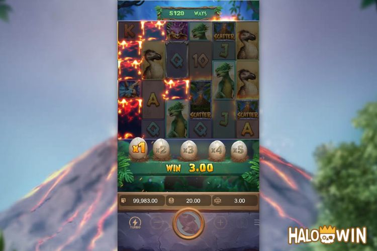 Jurassic Kingdom Features: Cascading Reels Jurassic Kingdom Features: Cascading Reels