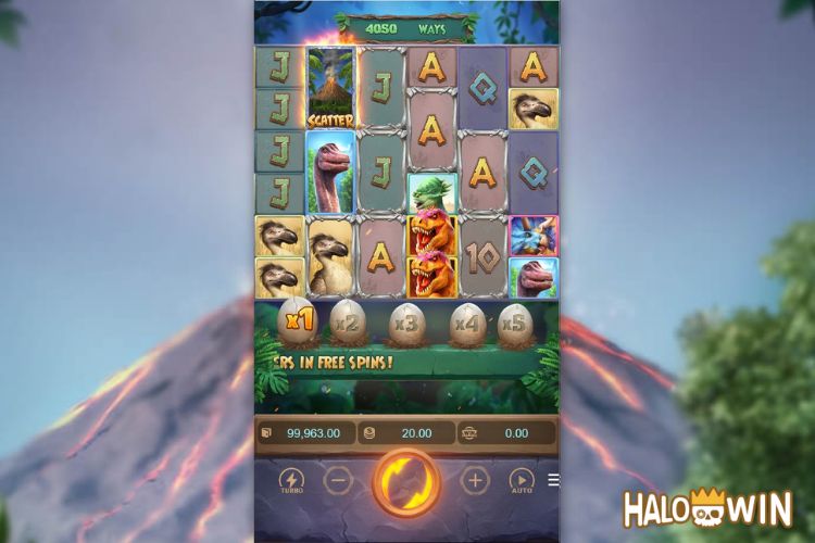 Jurassic Kingdom Features: Mega Symbol Jurassic Kingdom Features: Mega Symbol