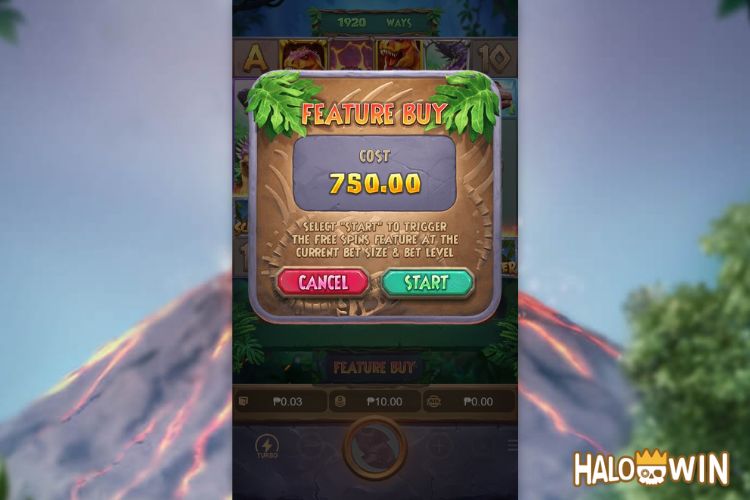 Jurassic Kingdom Features: Bonus Buy Jurassic Kingdom Features: Bonus Buy