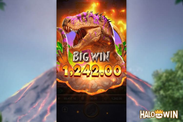 Bet 90 pesos and win 1,242 pesos on Jurassic Kingdom Big Win. Bet 90 pesos and win 1,242 pesos on Jurassic Kingdom Big Win.