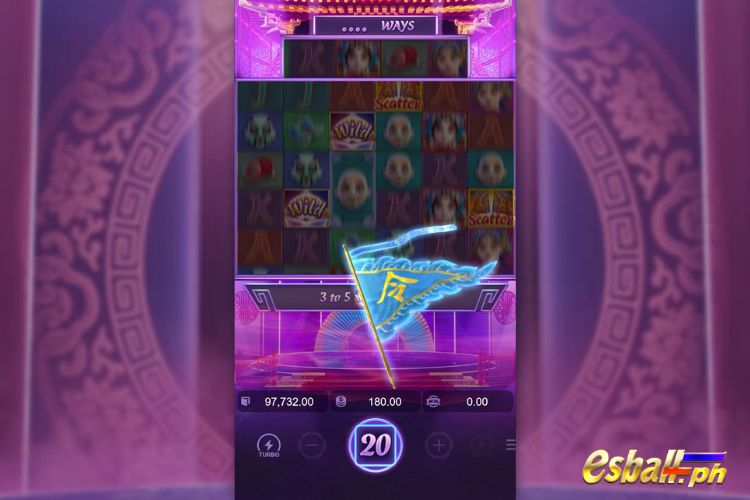 Opera Dynasty Features: Mystery Symbol Blue Flag Feature Opera Dynasty Features: Mystery Symbol Blue Flag Feature