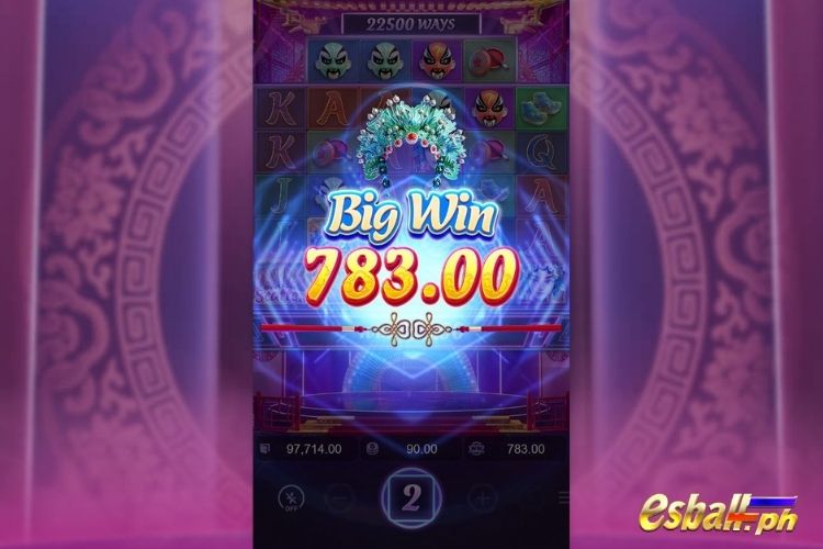 Bet 90 pesos and win 783 pesos on Opera Dynasty Big Win. Bet 90 pesos and win 783 pesos on Opera Dynasty Big Win.