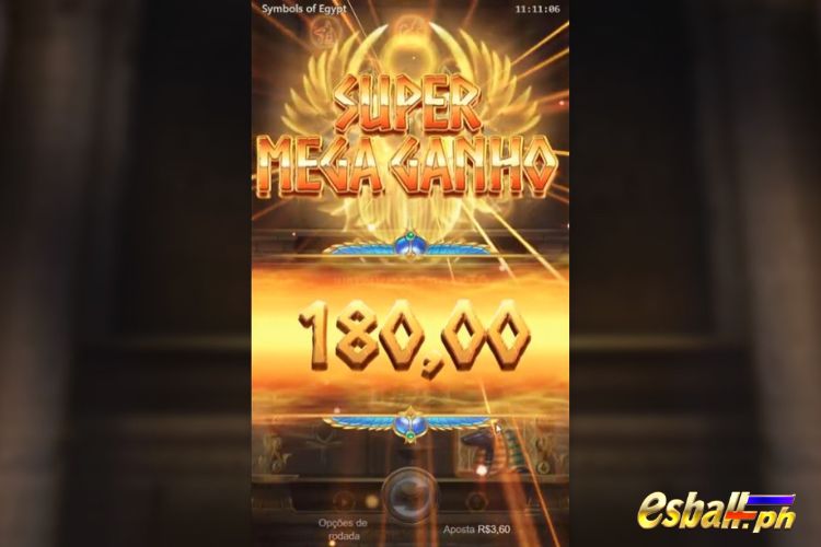 Bet 3.6 and win 180 on PG Symbols Of Egypt Big Win. Bet 3.6 and win 180 on PG Symbols Of Egypt Big Win.