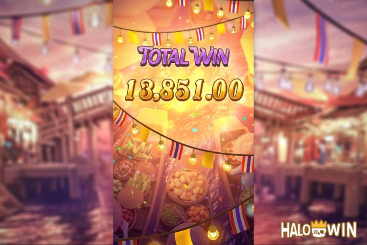 Get 13,851 Pesos in PG Thai River Wonders Free Spins.