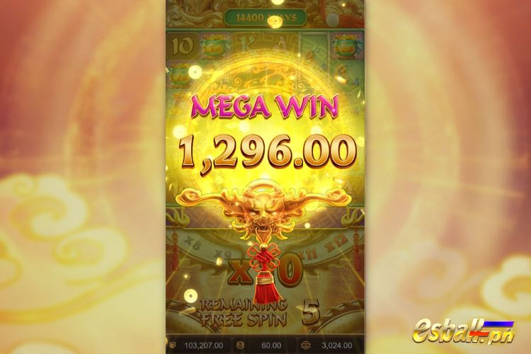Bet 60 and get a big win 1,296 in PG Ways Of The Qilin Slot. Bet 60 and get a big win 1,296 in PG Ways Of The Qilin Slot.