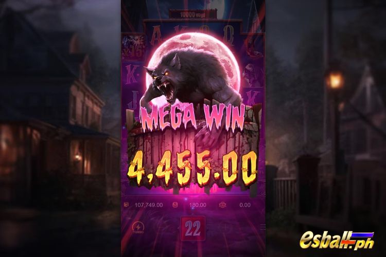 Bet 180 pesos and win 4,455 pesos on Werewolf's Hunt Big Win. Bet 180 pesos and win 4,455 pesos on Werewolf's Hunt Big Win.