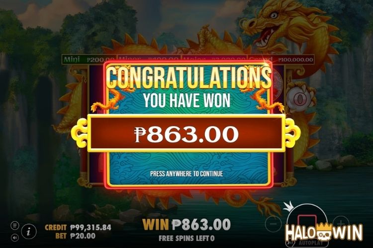 Get 863 Pesos in PP Dragon's Gate Bonus Choice Free Spins. Get 863 Pesos in PP Dragon's Gate Bonus Choice Free Spins.