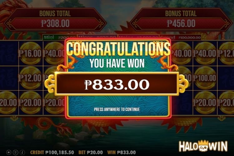Get 833 Pesos in PP Dragon's Gate Bonus Choice Hold and Win. Get 833 Pesos in PP Dragon's Gate Bonus Choice Hold and Win.