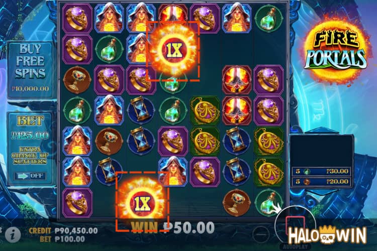 Fire Portals: Sticky Symbol Fire Portals: Sticky Symbol