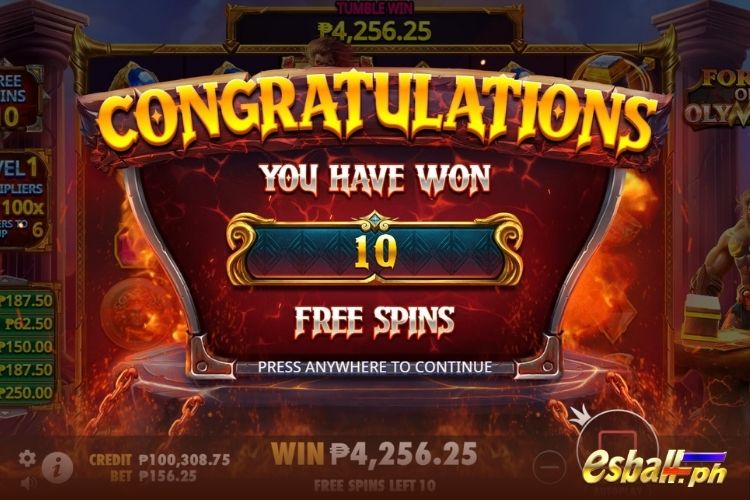 Forge Of Olympus Slot Free Spins Game Forge Of Olympus Slot Free Spins Game