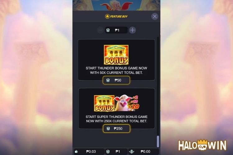 Olympig Features: Bonus Buy Olympig Features: Bonus Buy