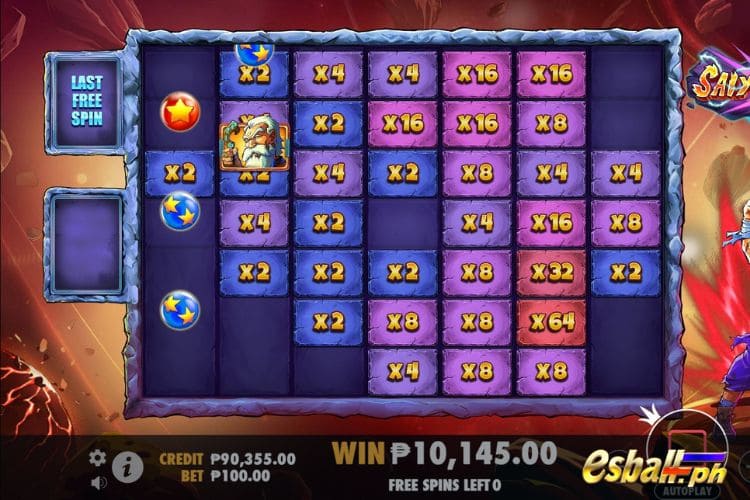 In Free Spins, Saiyan Mania: Multiplier In Free Spins, Saiyan Mania: Multiplier