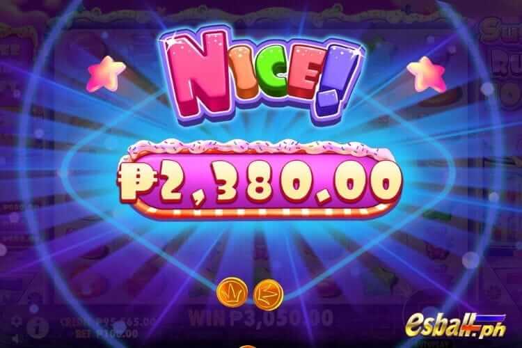 Bet 100 pesos to get Big Win 2,380 in Sugar Rush 1000! Bet 100 pesos to get Big Win 2,380 in Sugar Rush 1000!