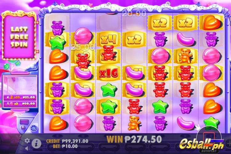 In Free Spins, Sugar Rush: Multiplier In Free Spins, Sugar Rush: Multiplier