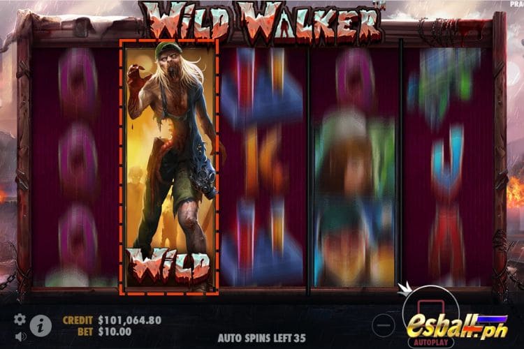 Wild Walker: Sticky Symbol Wild Walker: Sticky Symbol