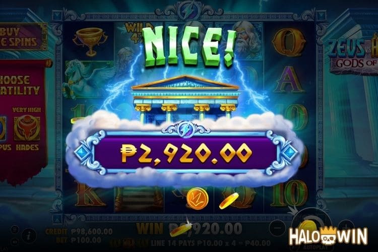 Bet 100 pesos and win 2,920 pesos on Zeus vs Hades Gods Of War Big Win. Bet 100 pesos and win 2,920 pesos on Zeus vs Hades Gods Of War Big Win.