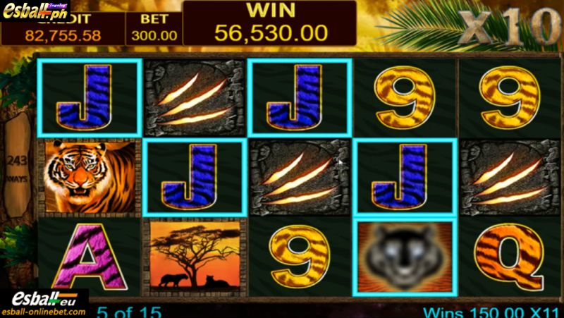 PS 5 Tigers Slot Game 6 PS 5 Tigers Slot Game 6