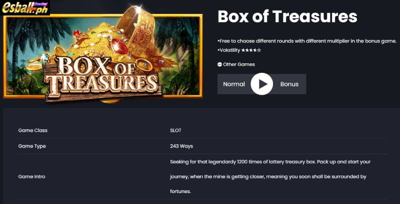 PS Box of Treasures Slot Game 2 PS Box of Treasures Slot Game 2