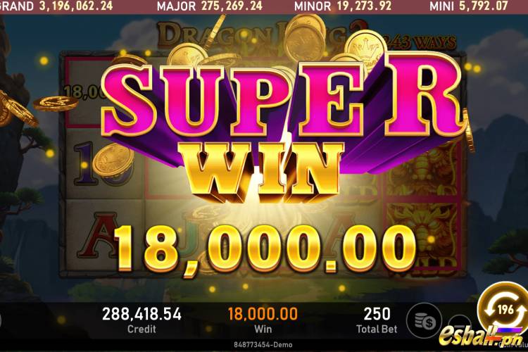 Super Wins ₱18,000 on RSG Dragon King 2 Slot Game! Super Wins ₱18,000 on RSG Dragon King 2 Slot Game!