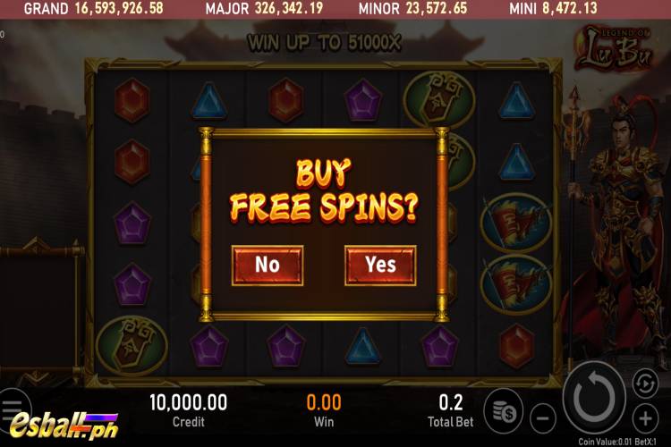 RSG Legend of Lu Bu Slot Features RSG Legend of Lu Bu Slot Features
