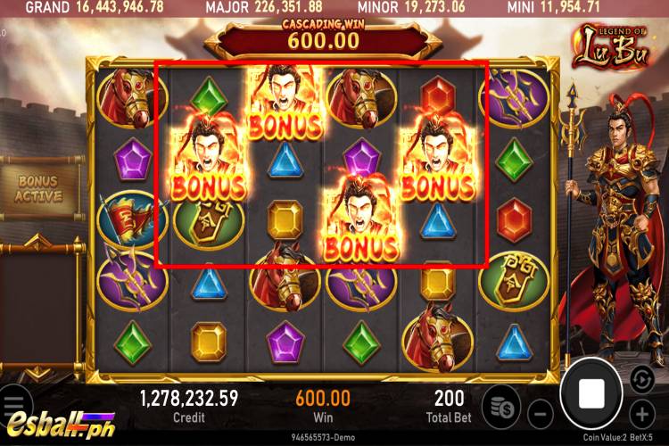 RSG Legend of Lu Bu Slot Features RSG Legend of Lu Bu Slot Features