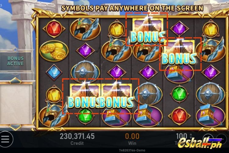 4+ Scatters trigger the free spins feature. 4+ Scatters trigger the free spins feature.