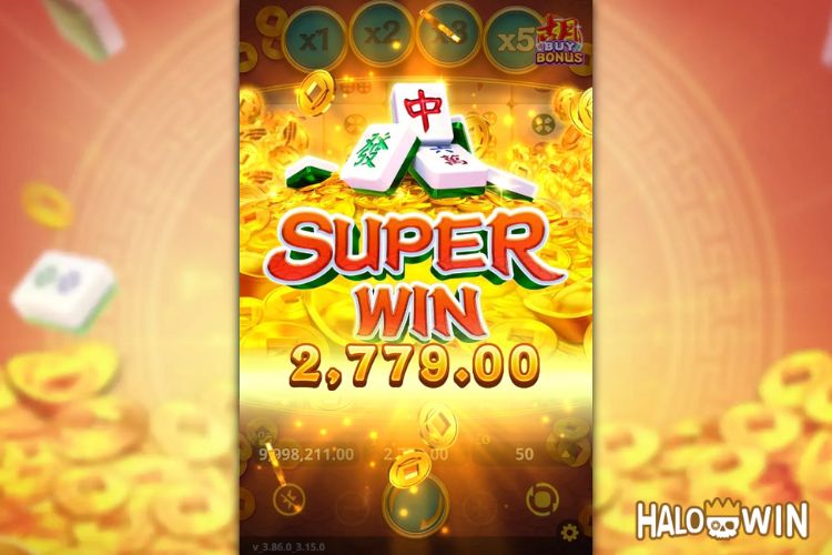 Bet 50 pesos and win 2,779 pesos on Golden Mahjong Big Win. Bet 50 pesos and win 2,779 pesos on Golden Mahjong Big Win.
