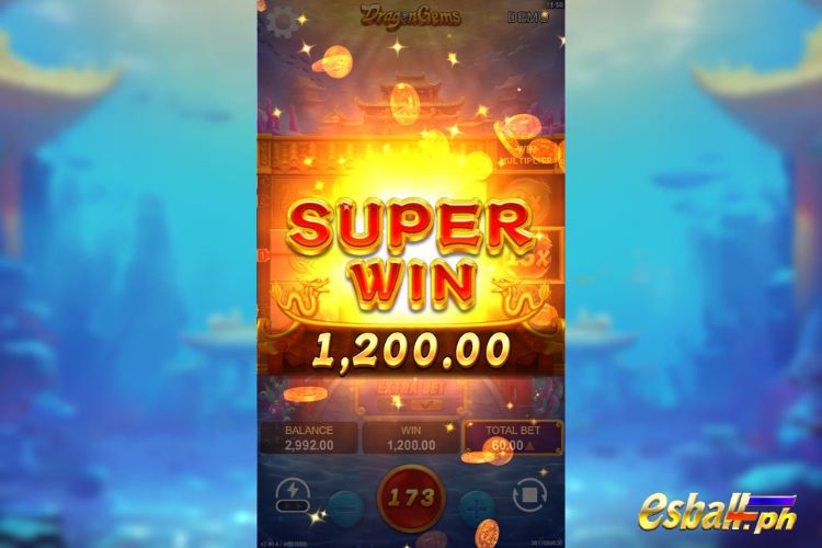 Bet 60 pesos and win 1,200 pesos on Dragon Gems Big Win. Bet 60 pesos and win 1,200 pesos on Dragon Gems Big Win.
